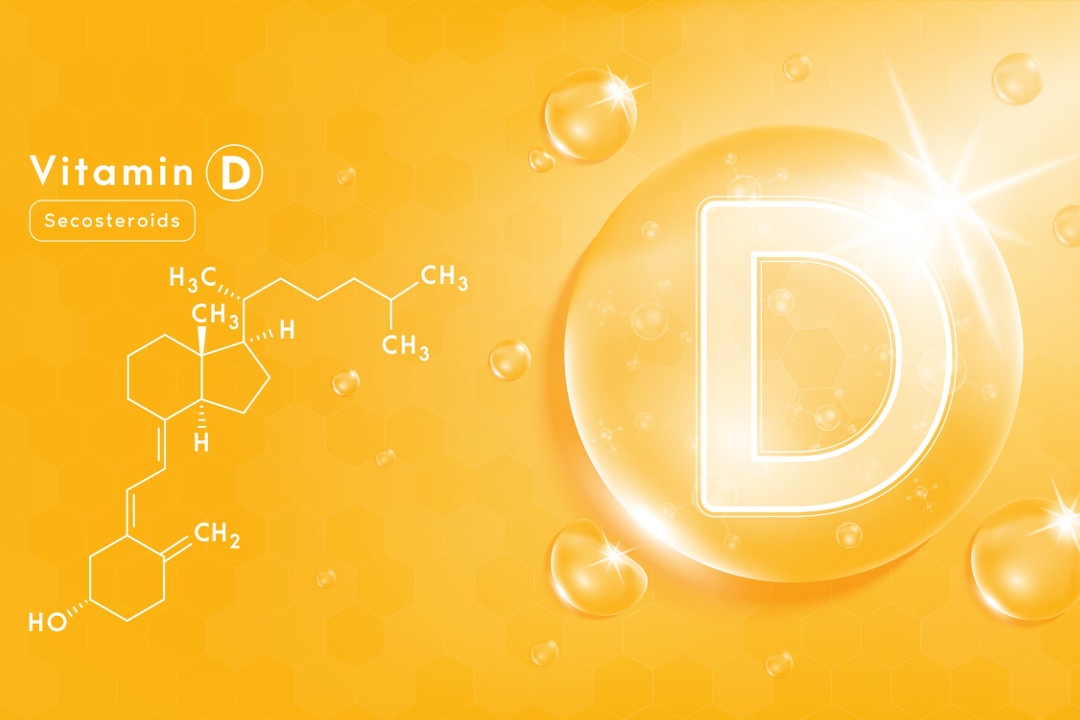 Vitamin D mit Strukturformel